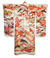 japanischer Vintage Seidenkimono 